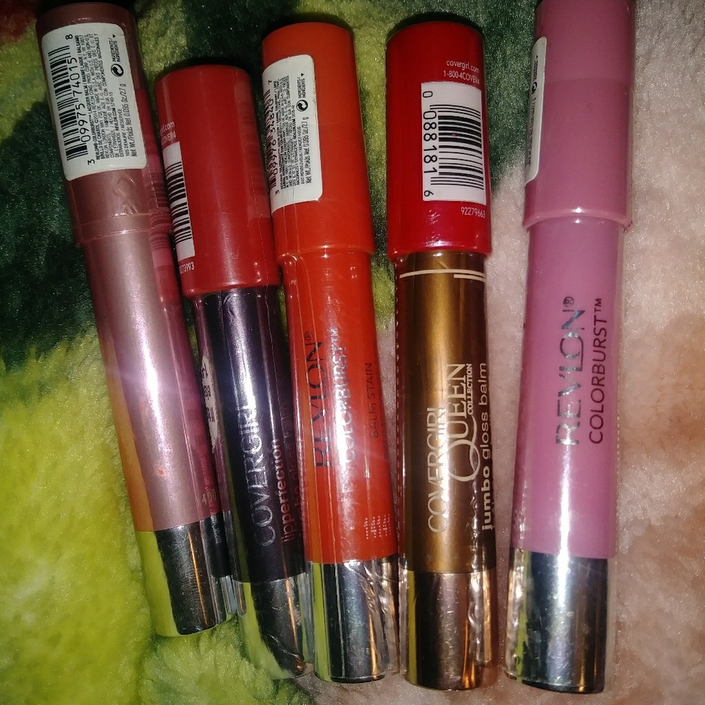 Covergirl and Revlon jumbo lip pencil